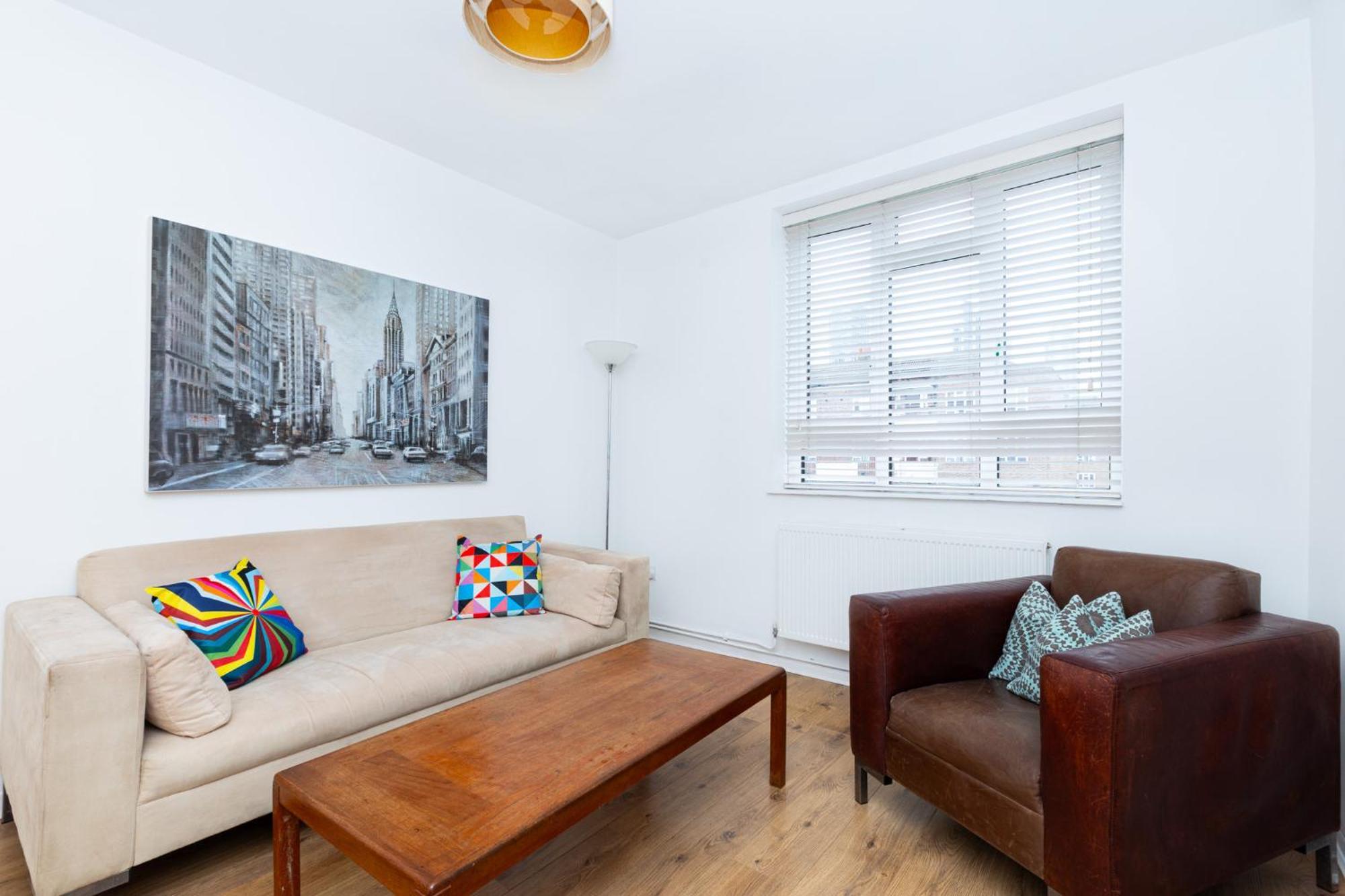 Bright Modern 1 Bedroom Flat, 5 Min To Vauxhall St Londres Exterior foto