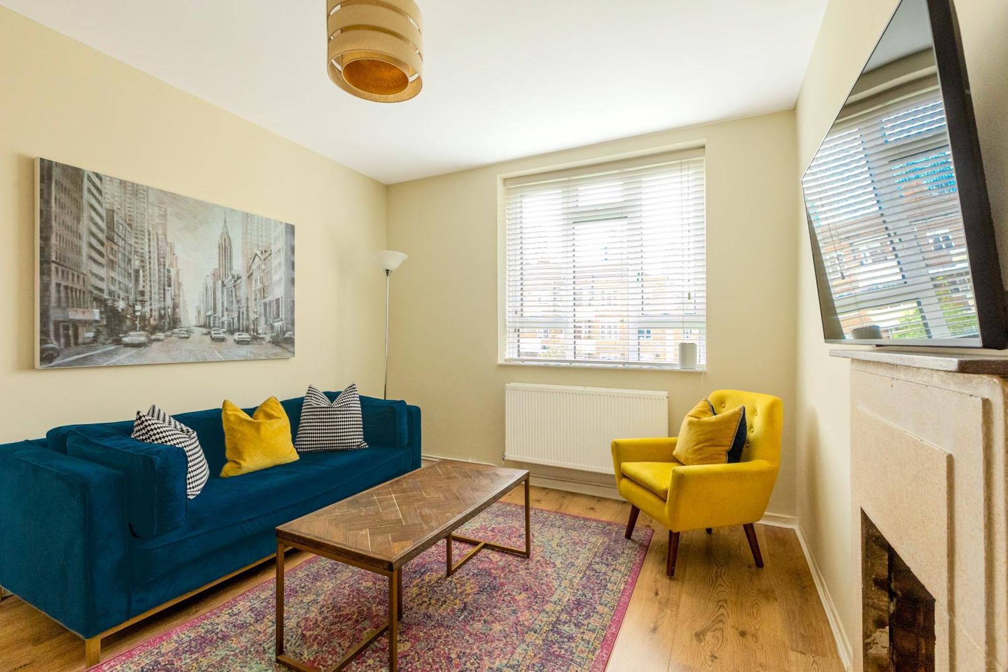 Bright Modern 1 Bedroom Flat, 5 Min To Vauxhall St Londres Exterior foto